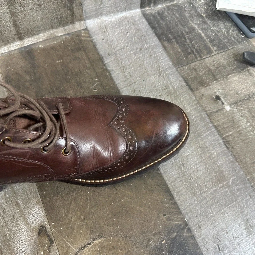 Base London Washed Brown Bower Boots Size 11 Dress Business Casual‎